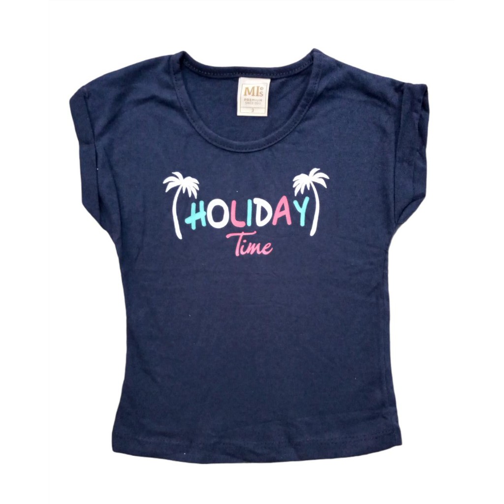 Camiseta Juvenil De Algodão / Manga Curta / Casual Para Menina