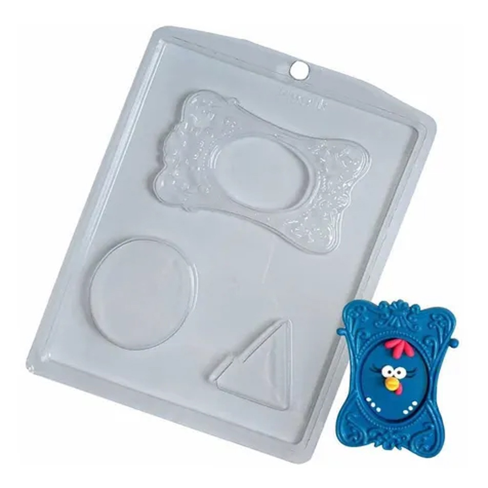 Forma d Acetato Porta Retrato - 299B - Crystal - Rizzo em Oferta na Shopee