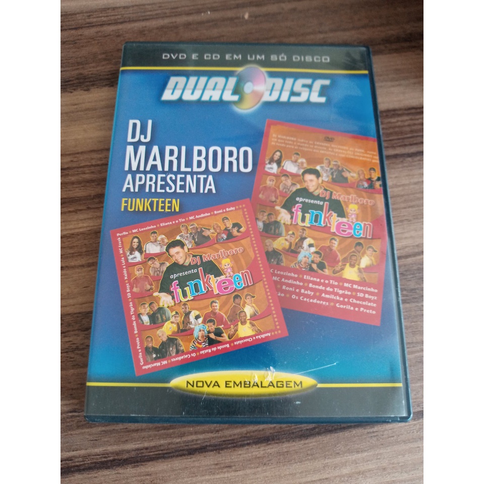 DVD DJ Marlboro apresenta Funkteen Coleção Dual Disc cd+dvd