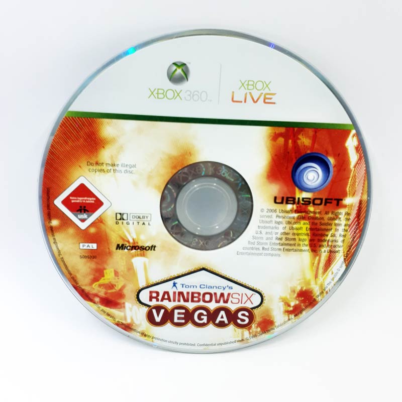 Tom Clancy's Rainbow Six Vegas usado apenas o  disco