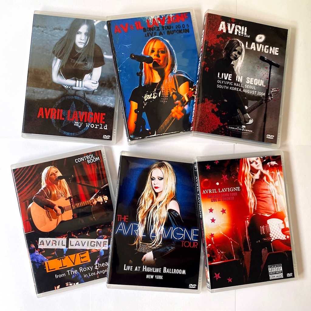 DVD Avril Lavigne My World Try To Shut Me Up Seoul Bonez Tour at Budokan Roxy Theatre Best Damn