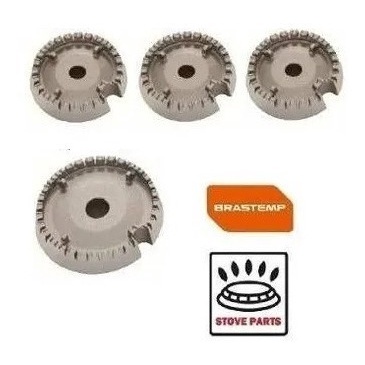 Kit Queimadores  Brastemp 4 Bocas Clean Bf050bbuna