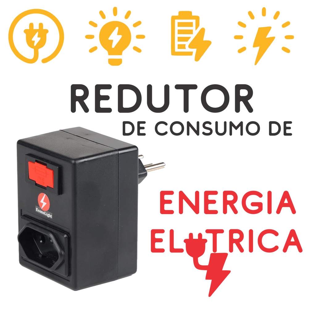 Caixa Economizadora De Energia Elétrica Economizador Redutor de Consumo até 35% de economia geladeira maquina de lavar tanquinho freezer