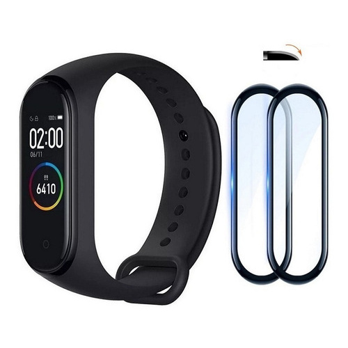 Kit 2 Películas Protetoras 3d Cobre Tudo Xiaomi Mi Band 4