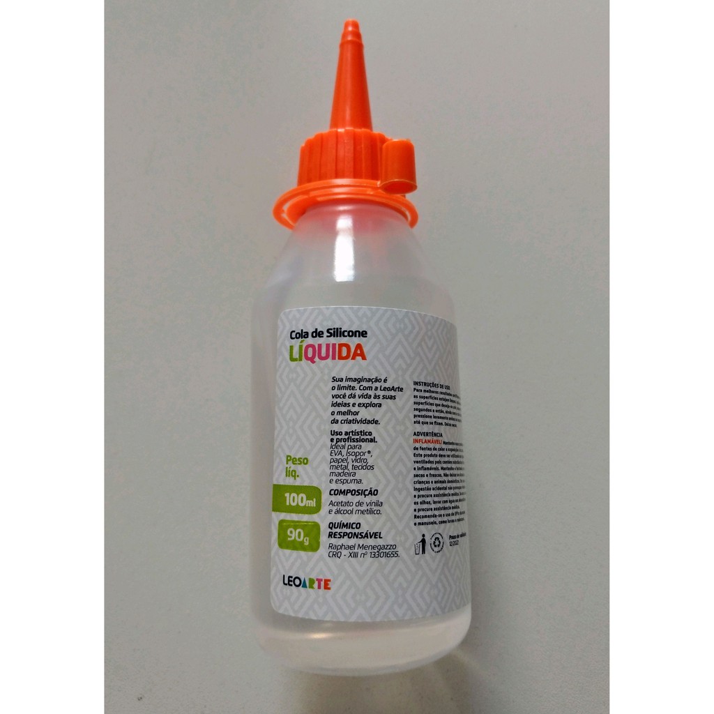 Cola De Silicone Liquida LeoArte 100ml em Oferta na Shopee