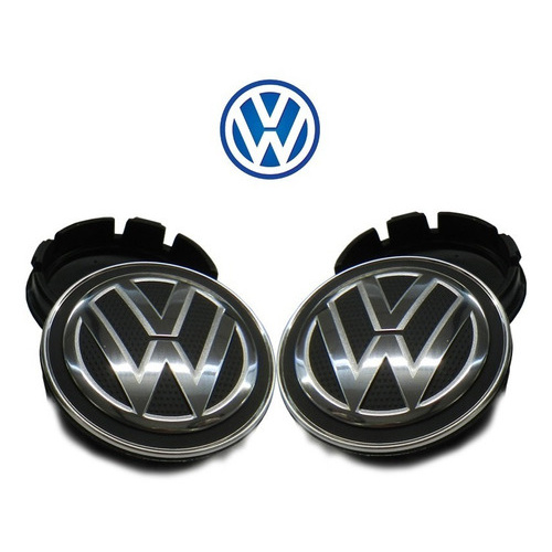Kit Calota Centro De Roda Vw Volks Passat Polo Sedan Bora