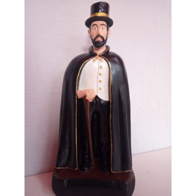 Estátua Capa Preta / Tranca Ruas 25cm
