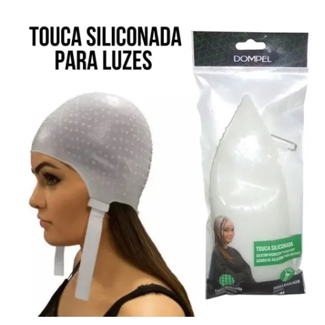 Touca De Silicone Para Luzes Mechas, Reflexo Cabelo Salão Profissional Dompel Original