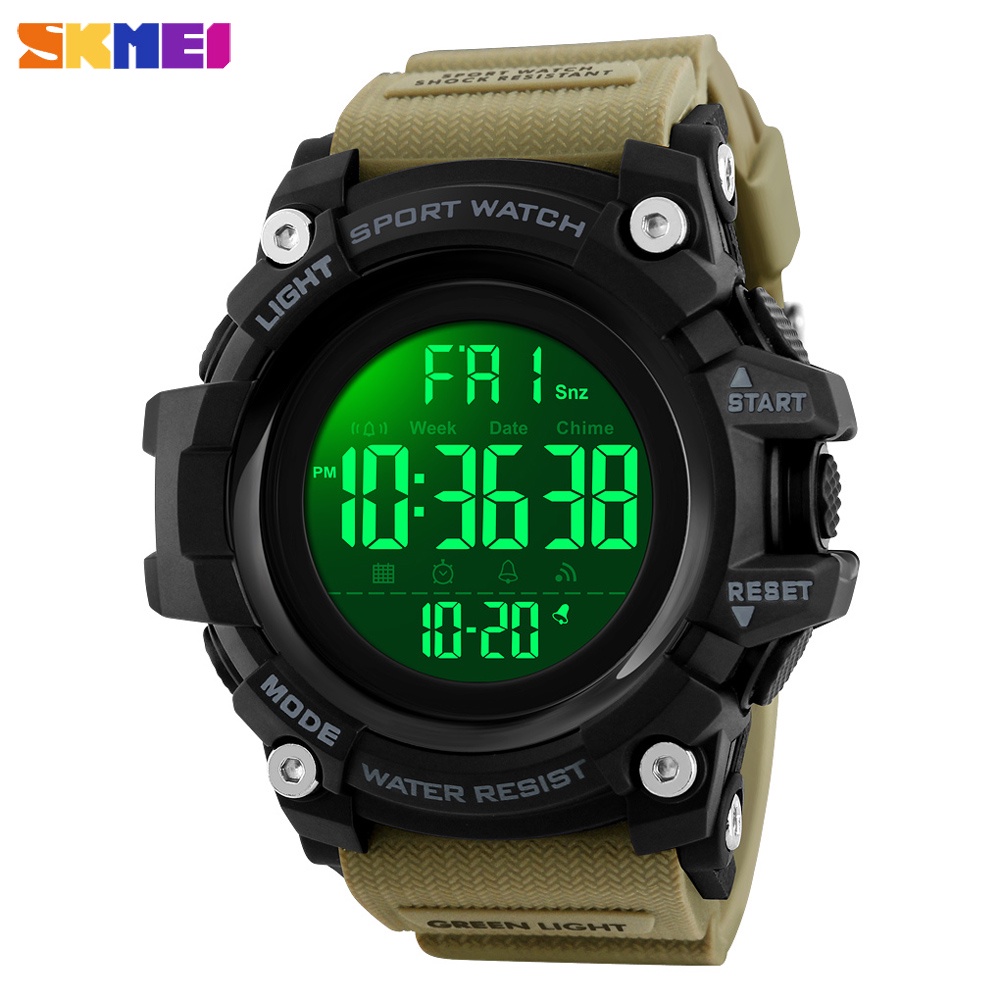 SKMEI Relógio Marca Original Casual LED Digital À Prova D Água Quartzo Esporte Relógios Masculinos - Watches