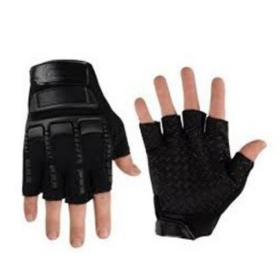 Luva Tática Meio Dedo Moto Bike Antiderrapante Tamanho G em Oferta na Shopee