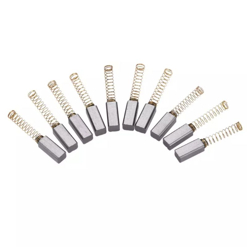 10  carvão  escova motor maquina de costura doméstica caseira 10 unidades