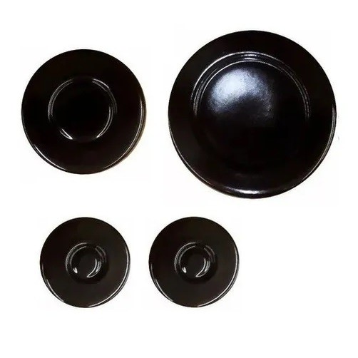Kit 4 Espalhadores Tampas Fogão Topázio Esmaltec  (2d 6,5+1d 7cm+1d 10cm) Topazio