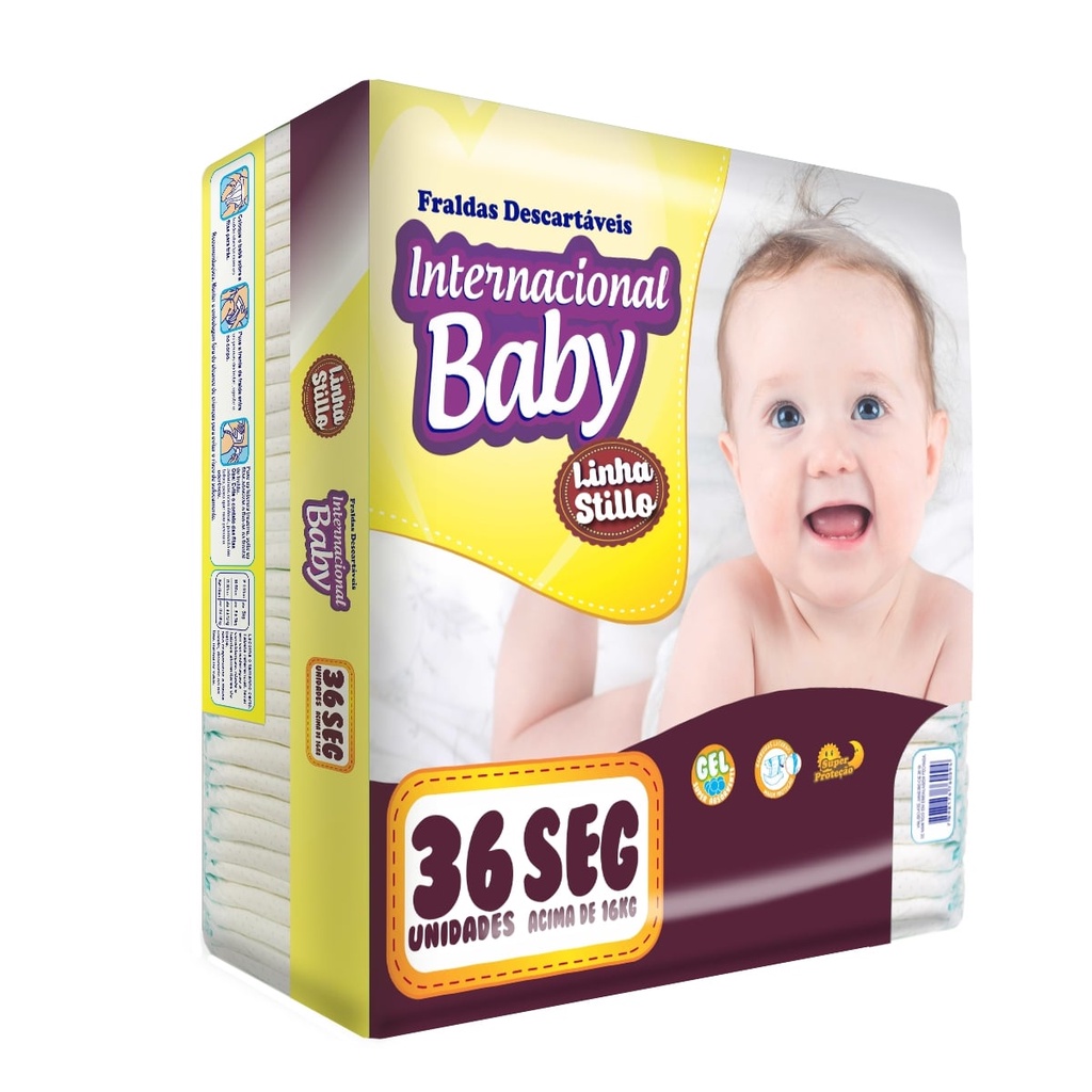 Fralda Internacional Baby linha Stillo SEG 36