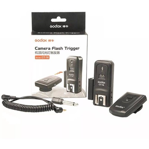 Rádio Flash Godox Ct-16 Canais Transmissor Receptor Estúdio