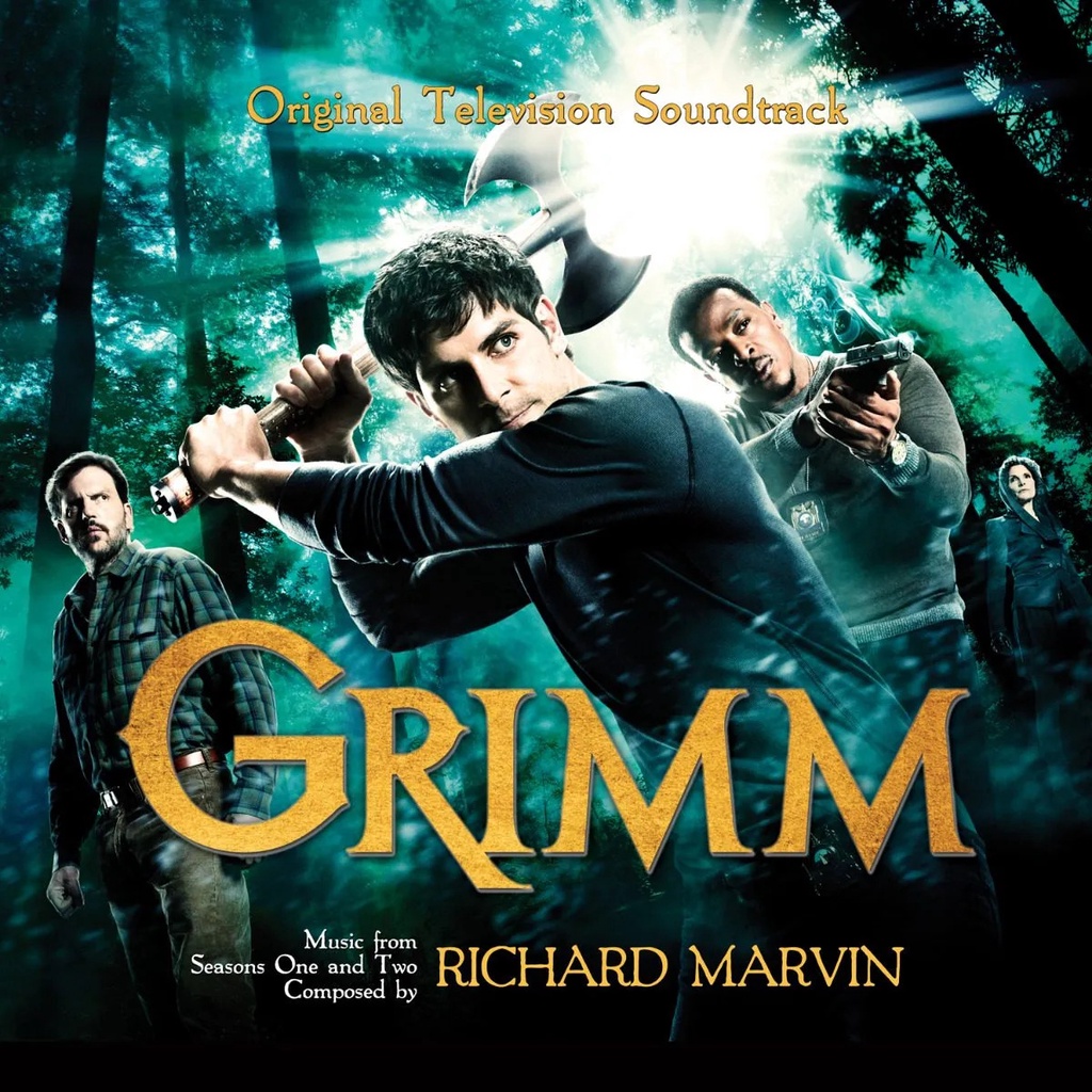 CD americano Grimm Seasons 1 & 2 Richard Marvin lacrado trilha sonora fora de catálogo