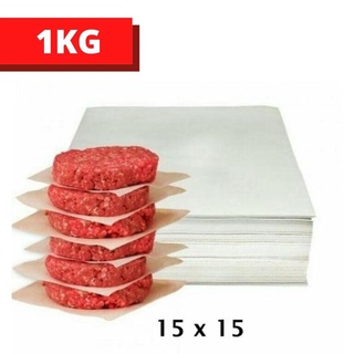 Separador de Hamburguer 15x15 1Kg Plastico