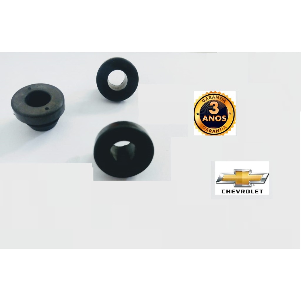 3 Coxim Bucha Isolador Do Ressonador Corsa Hatch Joy Gm