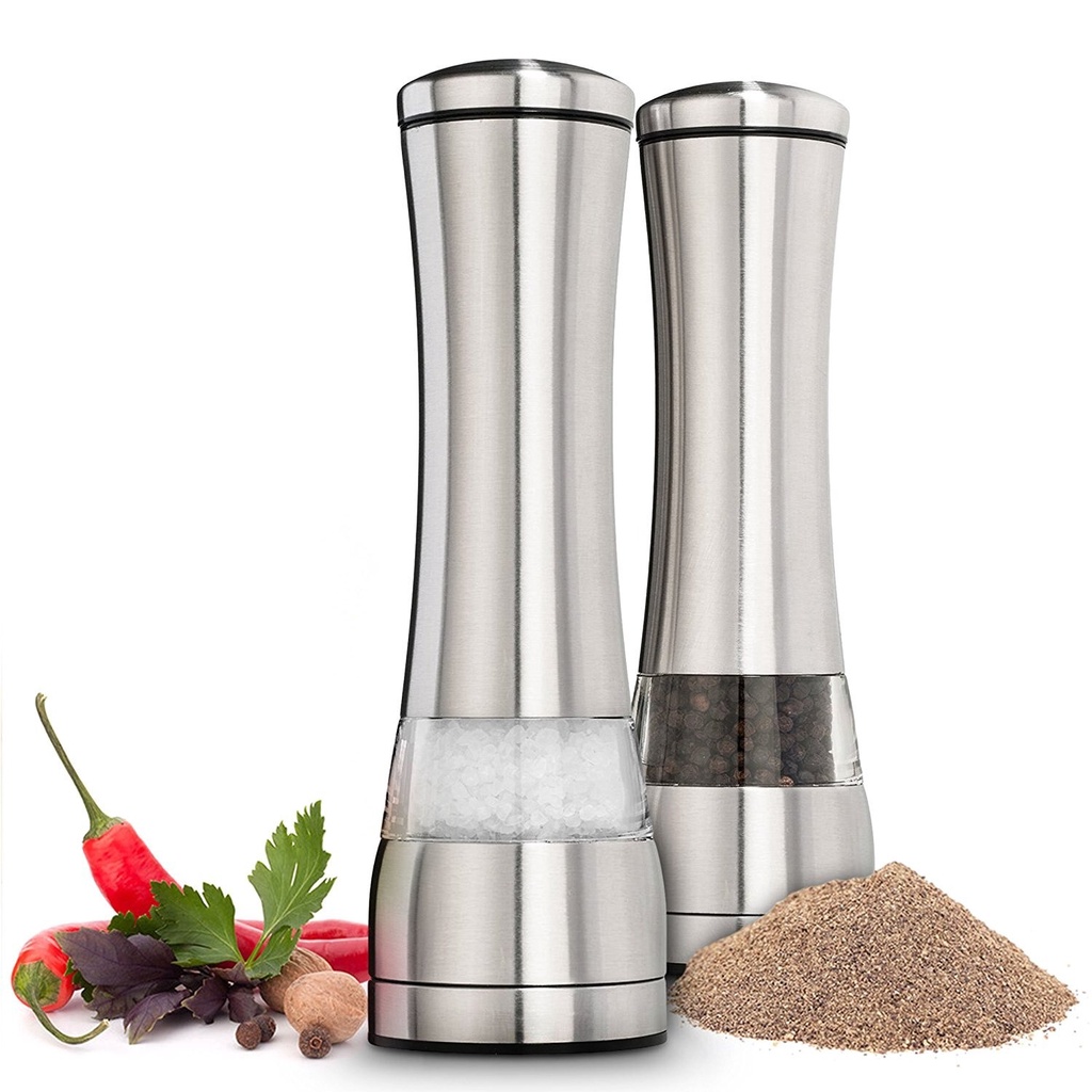 Moedor Gourmet de Sal Grosso E Pimenta Em Aço Inox Premium - Desconto ...