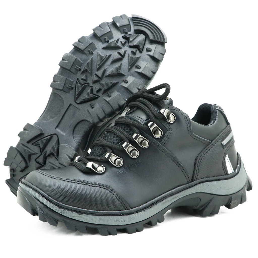 Tênis Adventure Trekking Em Couro Legítimo Para Trilha E Caminhada Rapel 269