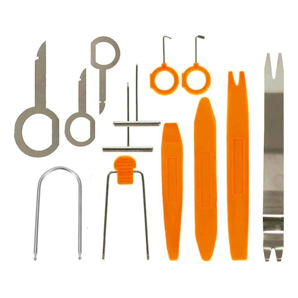 Kit Ferramenta Removedor de Moldura de Carro Painel de Carro Som Automotivo EPX484  13 Peças em Oferta na Shopee