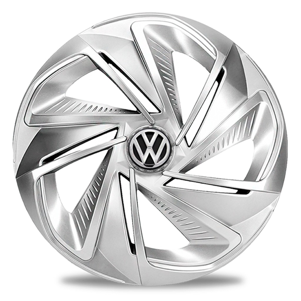 Calota Esportiva Nitro Prata Aro 14 Vw Gol G1 G2 G3 G4 G5 Up  (Unidade)