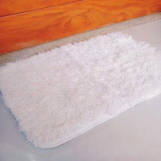Tapete antiderapante peludo felpudo 60x40 Cm (Varias Cores) em Oferta na Shopee
