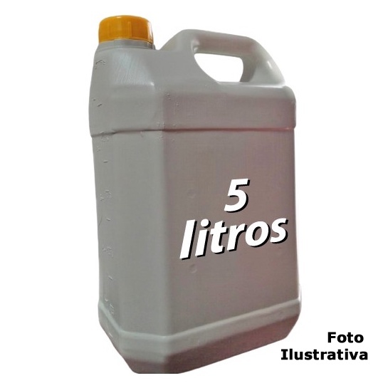 Galão 5 Litros Bombona de Plástico - Frasco Vazio - Ideal para produtos de limpeza