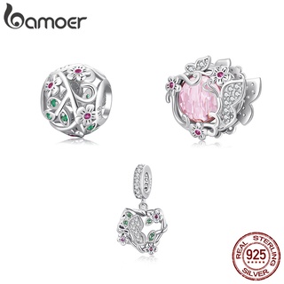 Bamoer 21 Modelos Dream Garden Series 3 Estilos Encantos Da Moda Para Colar De Prata Esterlina 925 Acessórios Jóias DIY BSC551