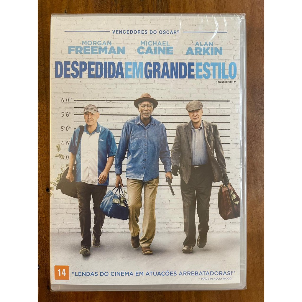 DVD Despedida Em Grande Estilo - Morgan Freeman - Lacrado