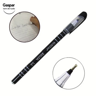 Caneta Esferografica Preta Ponta 0.7 escritório Goller em Oferta na Shopee