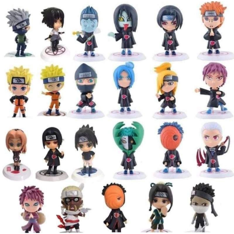 Bonecos do naruto UMA UNIDADE, selecionar o personagem que deseja, action figure da série de TV e anime