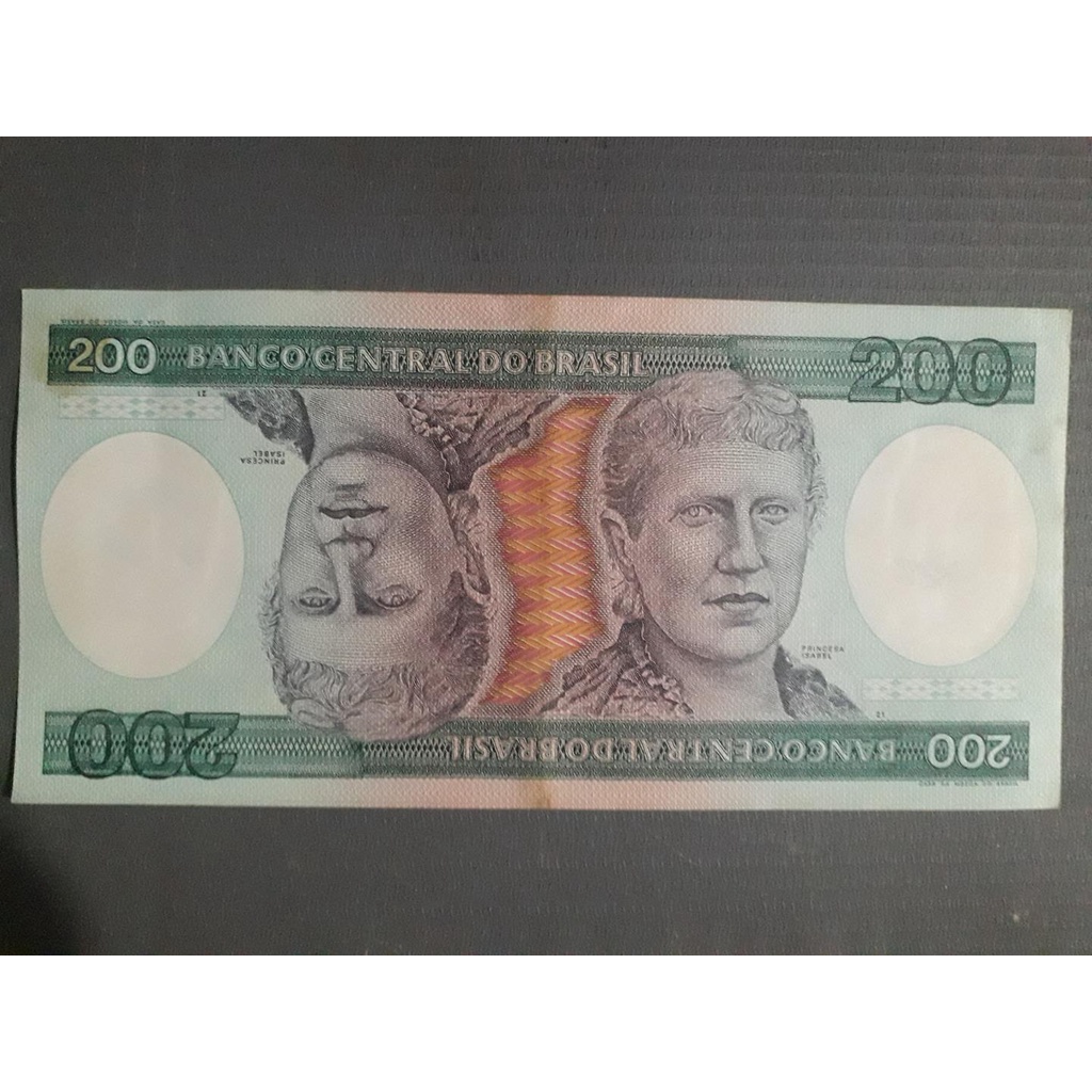 CÉDULAS BRASILEIRA - 200 CRUZEIROS - PRINCESA ISABEL 2EDIÇÃO [Ernane Galvêas]