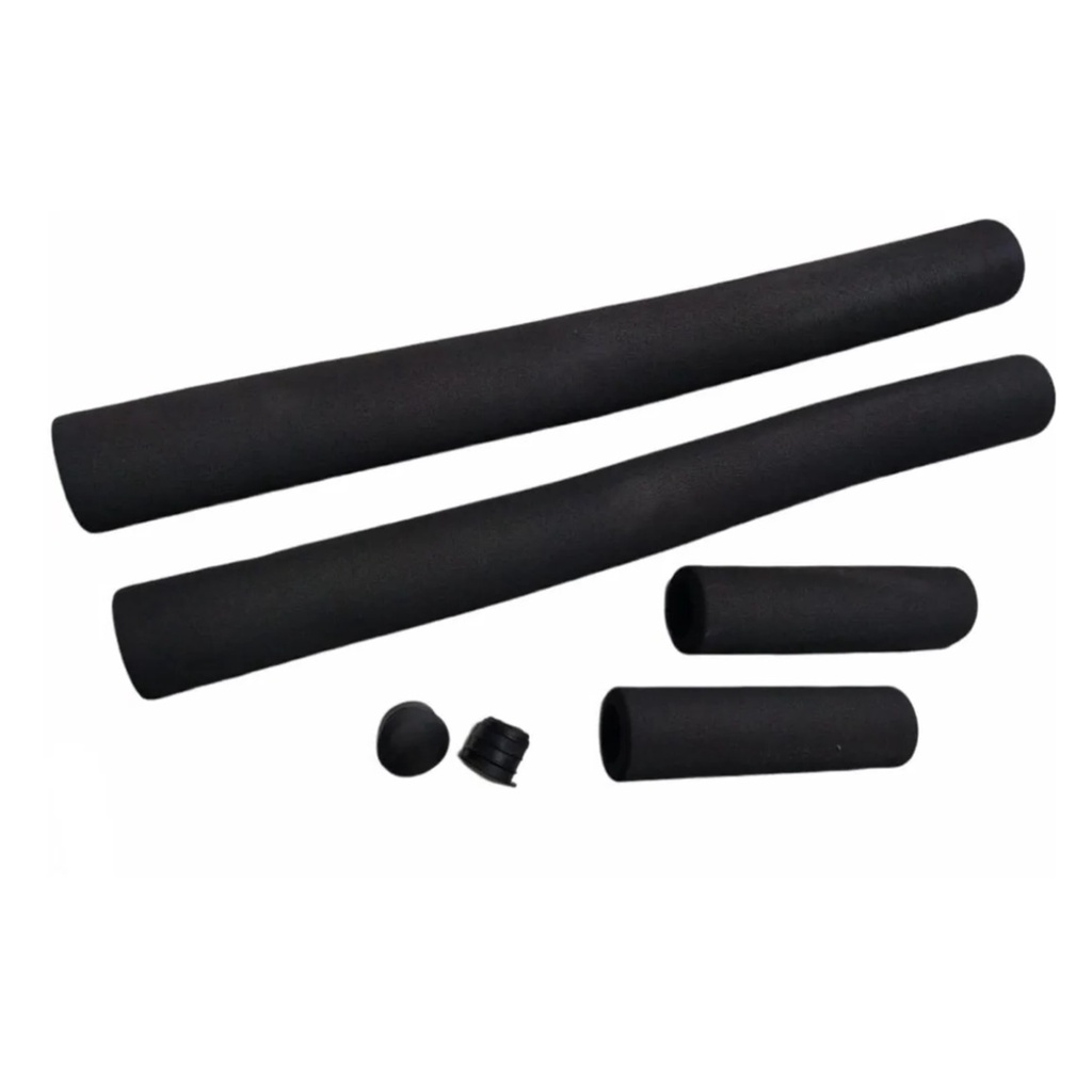 Kit Manopla Espumão Completo Guidão Bicicleta ou Moto Manopla Espuma Beach Caiçara