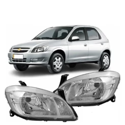 Farol Celta Mascara Cromada 2006 2007 2008 2009 2010 2011 2012 2013 2014