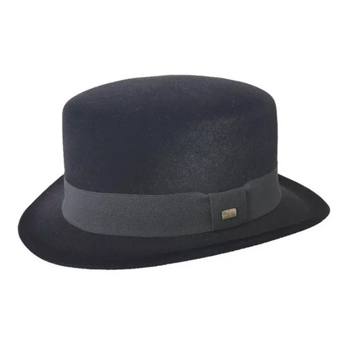 Meia Cartola Preta Premium Preta Chapelaria Vintage Copa Media