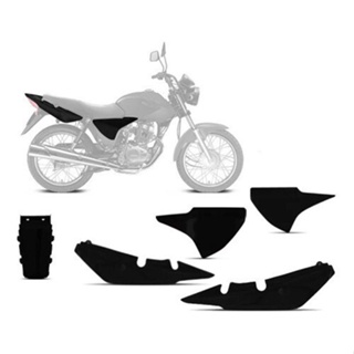 Tampas Lateral + Rabeta P/ Moto Titan 150 Ano 2004 A 2008 em Oferta na Shopee