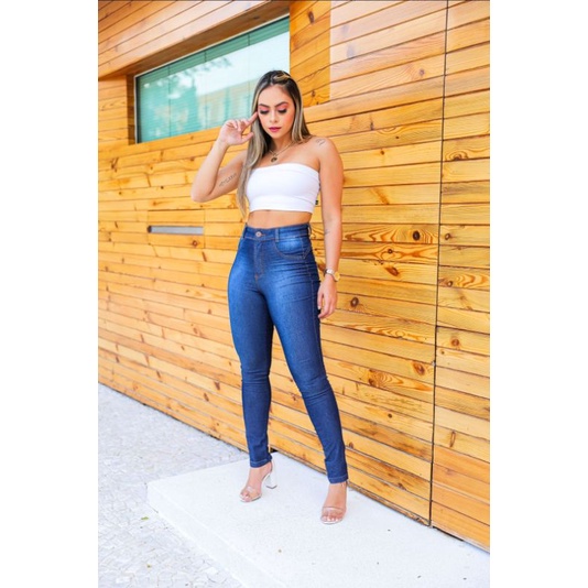 calça jeans feminina com lycra wissam jeans