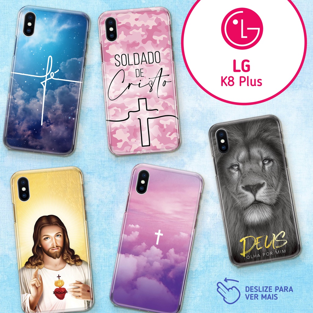 Capa Capinha - LG K8 Plus - Religião Deus Jesus