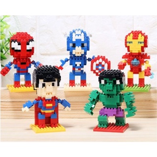 Brinquedo de Montar Mini Blocos de Construção Lego Personagens Pokémon, Vingadores Marvel, Heróis DC, Mickey e Minie, Minions e Star Wars. Brinquedo Educativo Mini Block quebra-cabeça Colecionável.