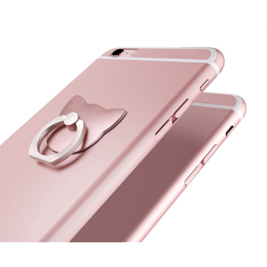 Anel Suporte Universal Para Celular Smartphone em Aço Antiqueda Gatinho