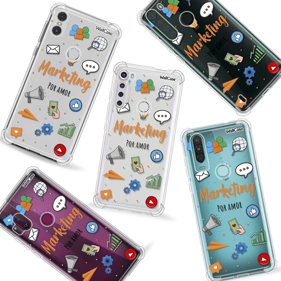 Capinha de Celular Cp14 Profissão Marketing Para Moto G9 G10 G22 G30 G31 G41 G52 G60 G62 G71 G75 G100 G200 Edge