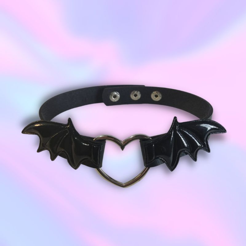 pink bat choker