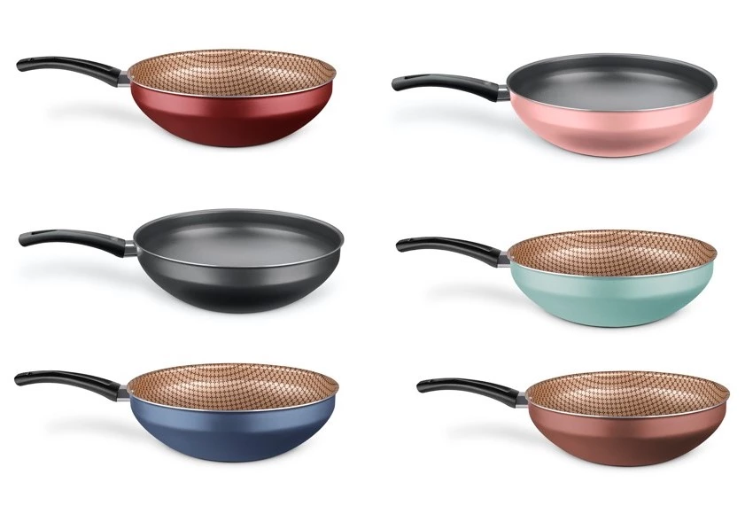Panela Frigideira Antiaderente Wok Floral 4,3 Litro N.28 MTA