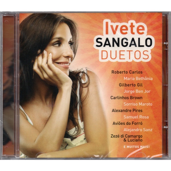 CD Ivete Sangalo Duetos (Gilberto Gil, Roberto Carlos, Ben Jor) - Novo Original Lacrado Axé Nacional