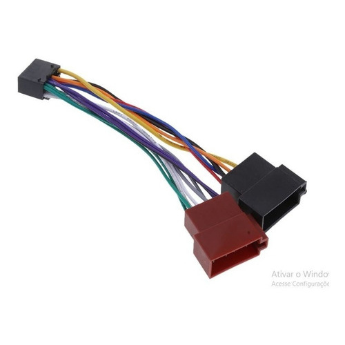 Chicote Cd Automotivo Jvc Kd-r409ur Com Conector 16 Vias