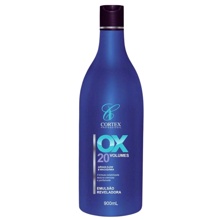 OX 20 Volumes Professional Para Descolorir e Colorir Cabelo 900ml ...