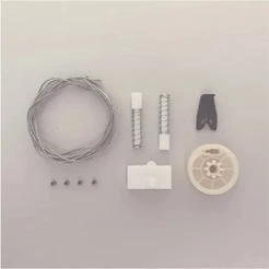 Kit reparo vidro eletrico megane Traseiro 02 03 04 05 06 07