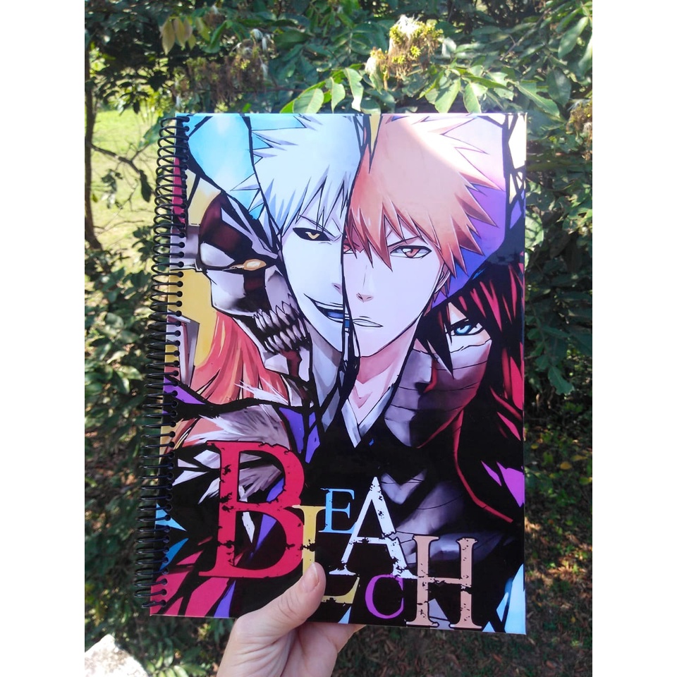Caderno Universitário Personalizado de 1Matéria Anime Bleach - Kurosaki Ichigo e suas evoluções
