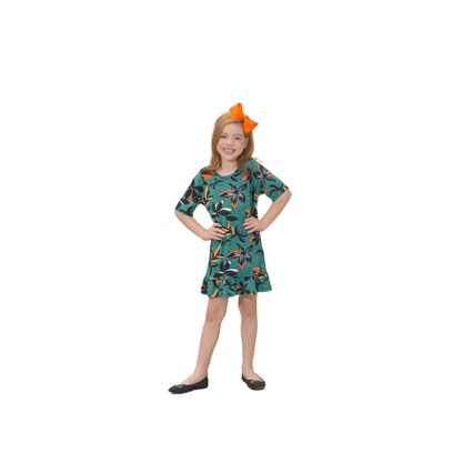 Vestido Infantil Feminino Girl Cute  Bonequinha