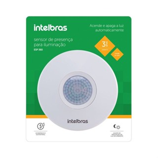 Interruptor Sensor Presença P/iluminação ESPi 360 IntelBras em Oferta na Shopee